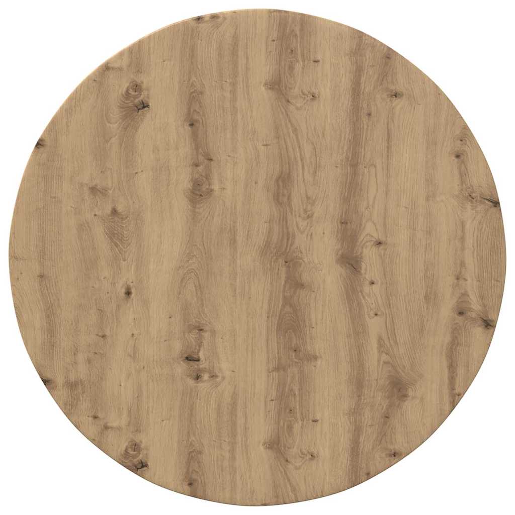 vidaXL Table Top Artisan oak Ø 80 x 1.5 cm Engineered Wood