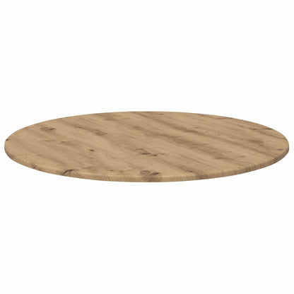 vidaXL Table Top Artisan oak Ø 80 x 1.5 cm Engineered Wood