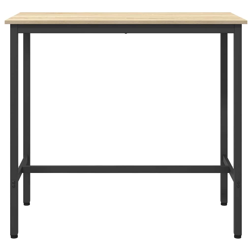 vidaXL Table Sonoma Oak 100 x 50 x 90.5 cm Engineered Wood and Steel