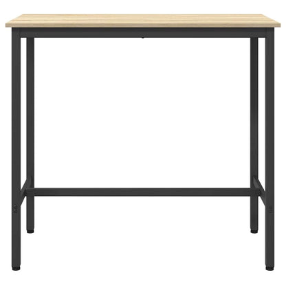 vidaXL Table Sonoma Oak 100 x 50 x 90.5 cm Engineered Wood and Steel