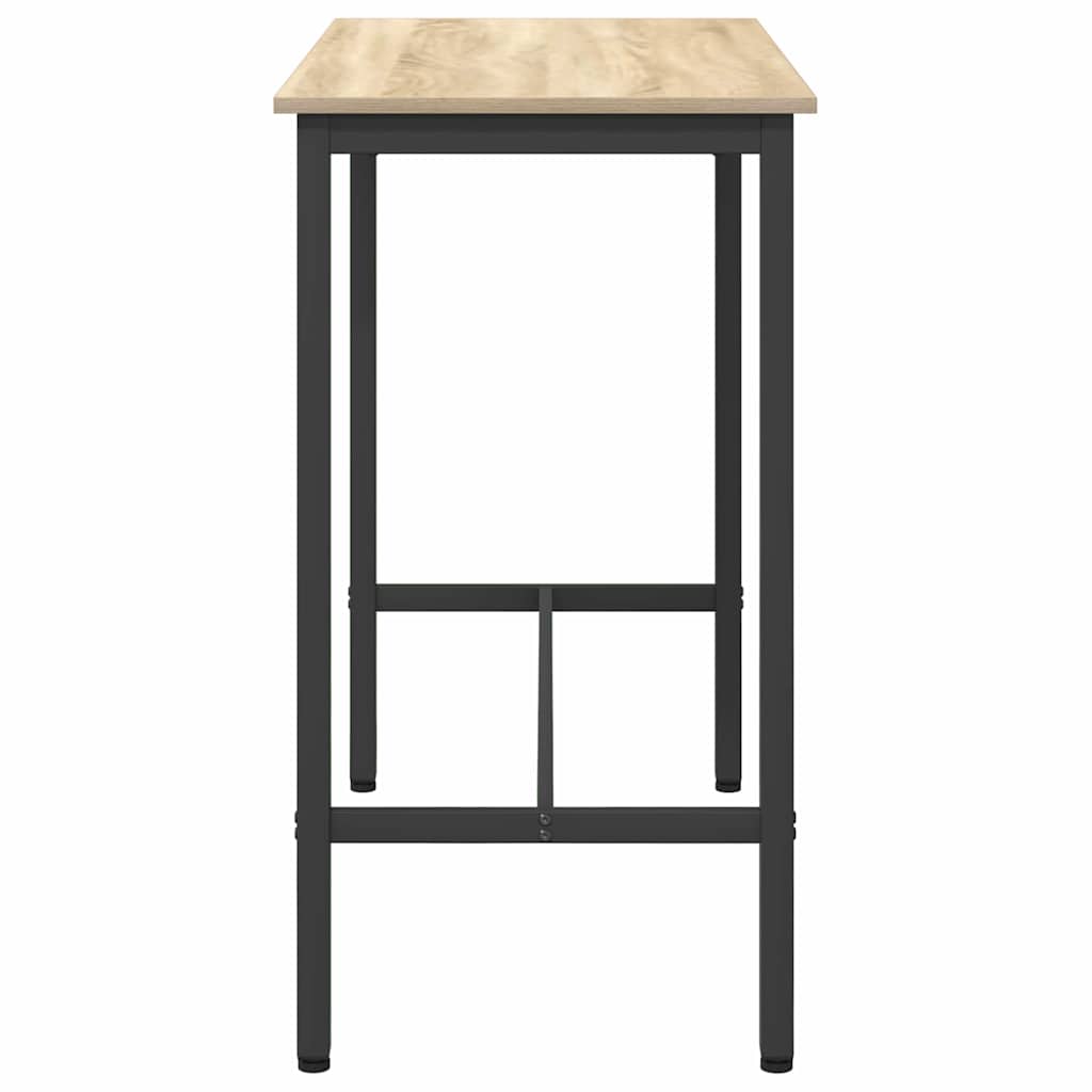 vidaXL Table Sonoma Oak 100 x 50 x 90.5 cm Engineered Wood and Steel