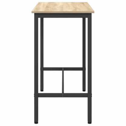 vidaXL Table Sonoma Oak 100 x 50 x 90.5 cm Engineered Wood and Steel