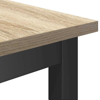 vidaXL Dining Bench Sonoma Oak 100 x 32.5 x 48.5 cm