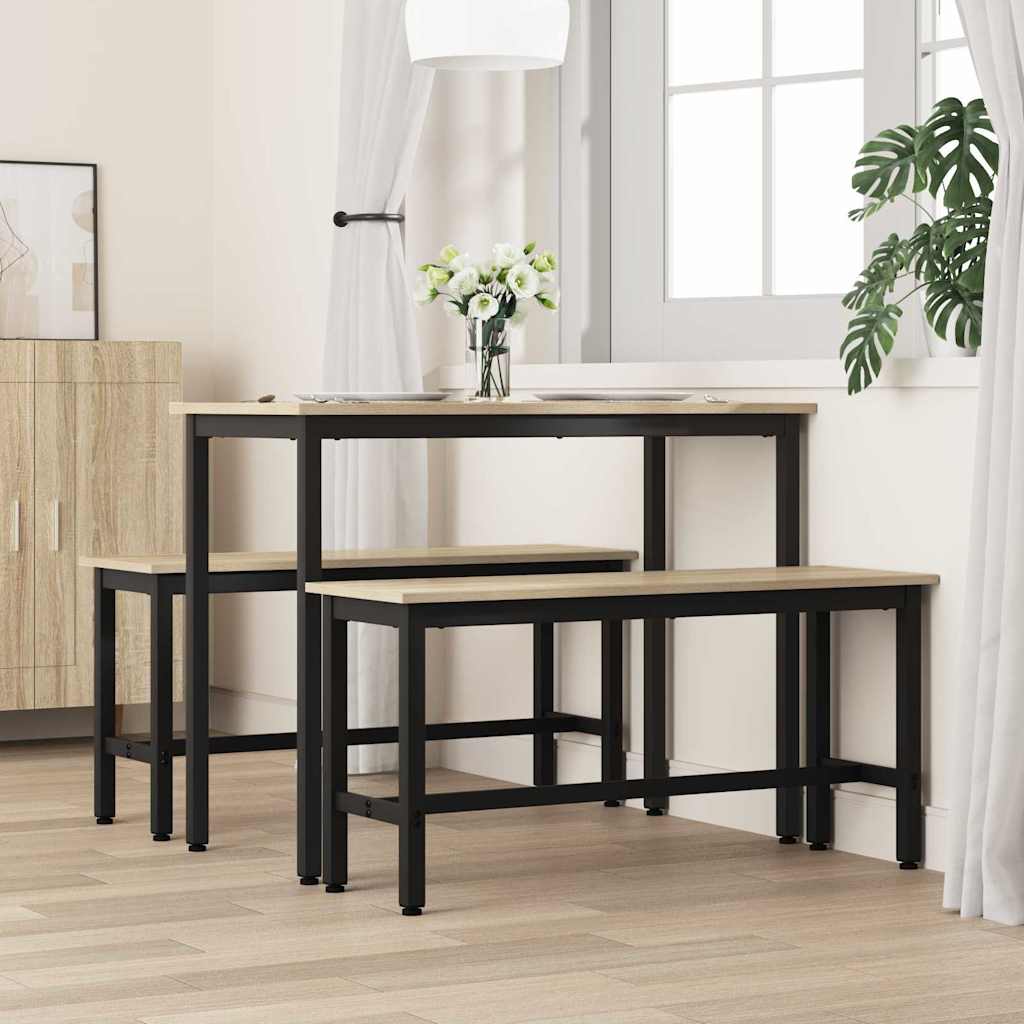 vidaXL Dining Bench Sonoma Oak 100 x 32.5 x 48.5 cm