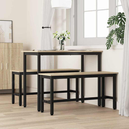 vidaXL Dining Bench Sonoma Oak 100 x 32.5 x 48.5 cm