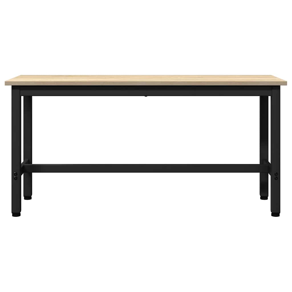 vidaXL Dining Bench Sonoma Oak 100 x 32.5 x 48.5 cm