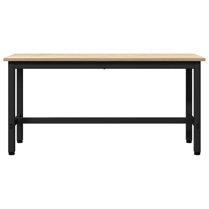 vidaXL Dining Bench Sonoma Oak 100 x 32.5 x 48.5 cm