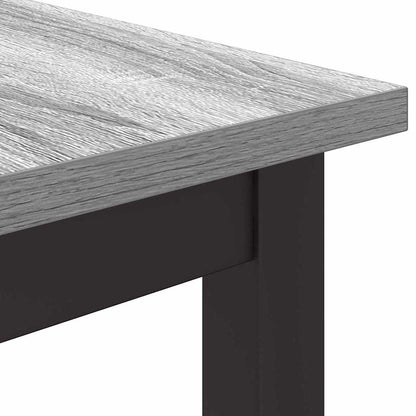 vidaXL Table Grey Sonoma 80 x 50 x 76.5 cm Engineered Wood and Steel