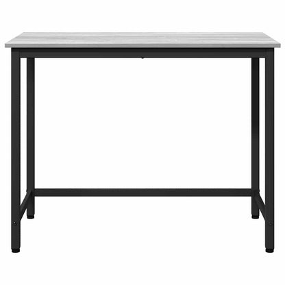 vidaXL Table Grey Sonoma 80 x 50 x 76.5 cm Engineered Wood and Steel