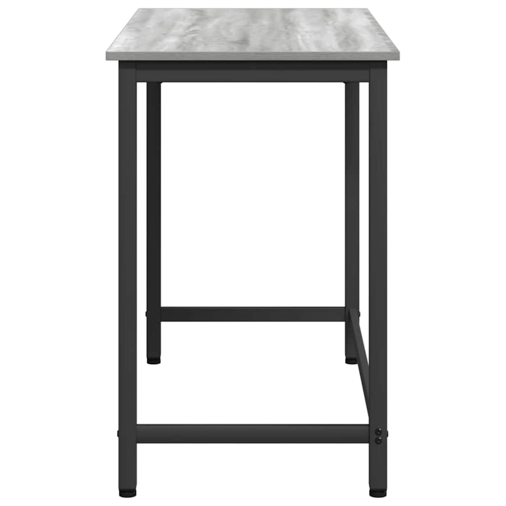 vidaXL Table Grey Sonoma 80 x 50 x 76.5 cm Engineered Wood and Steel