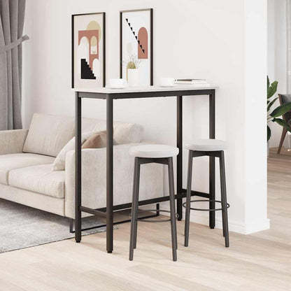 vidaXL Table White 100 x 40 x 101 cm Engineered Wood and Steel