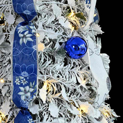 vidaXL Artificial Christmas Tree with 50 LEDs White 120 cm PVC