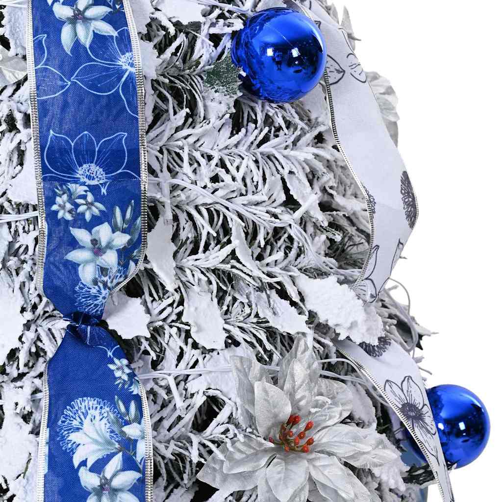 vidaXL Artificial Christmas Tree with 150 LEDs White 180 cm PVC