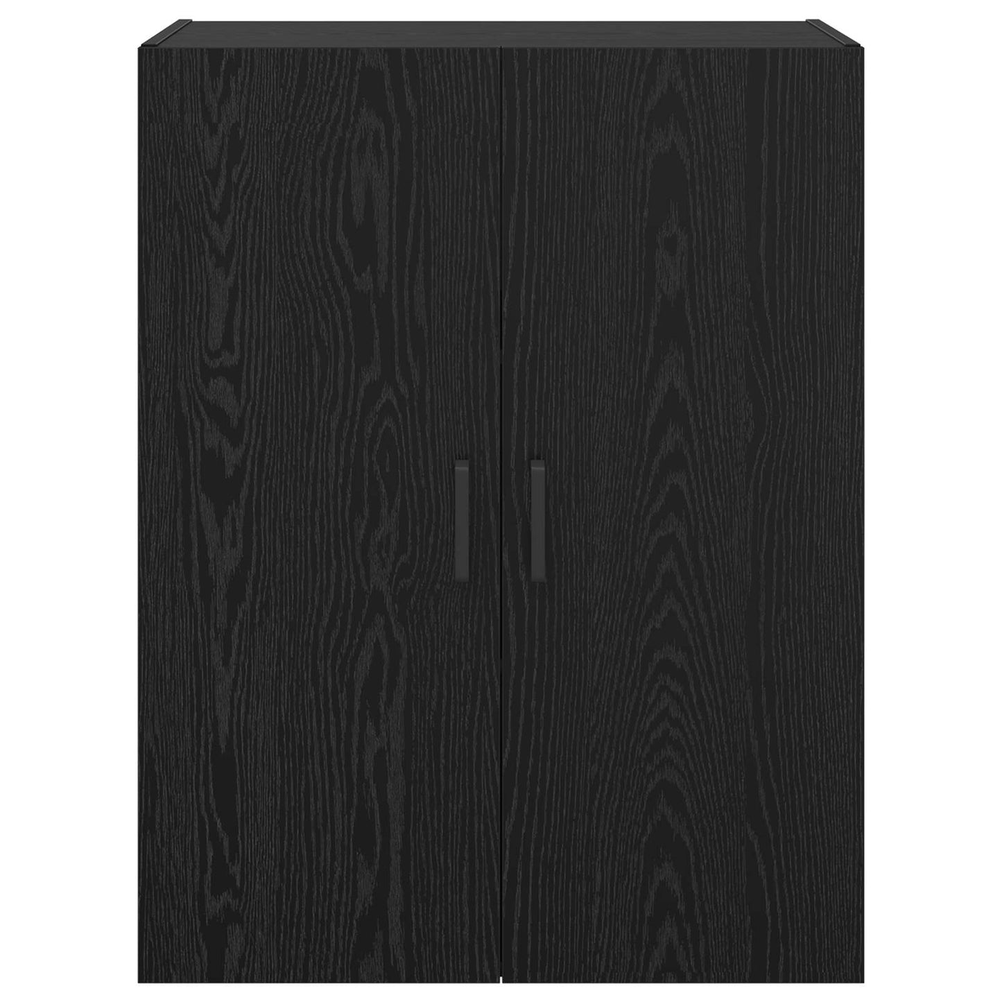 vidaXL Wall-Mounted Cabinet 2 pcs Black Oak 69.5 x 34 x 90 cm