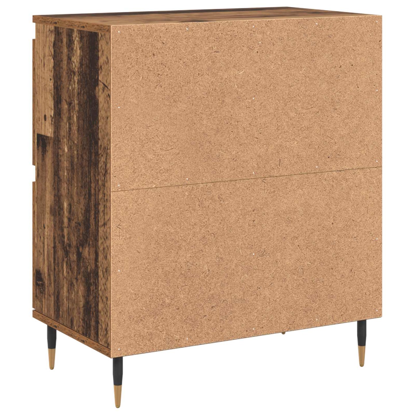 vidaXL Storage Cabinet 3 pcs Old Wood 60 x 35 x 70 cm