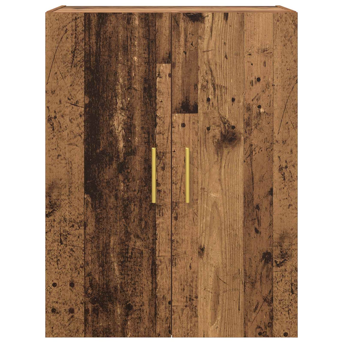 vidaXL Wall-Mounted Cabinet 2 pcs Old Wood 69.5 x 34 x 90 cm