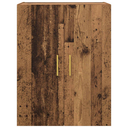 vidaXL Wall-Mounted Cabinet 2 pcs Old Wood 69.5 x 34 x 90 cm