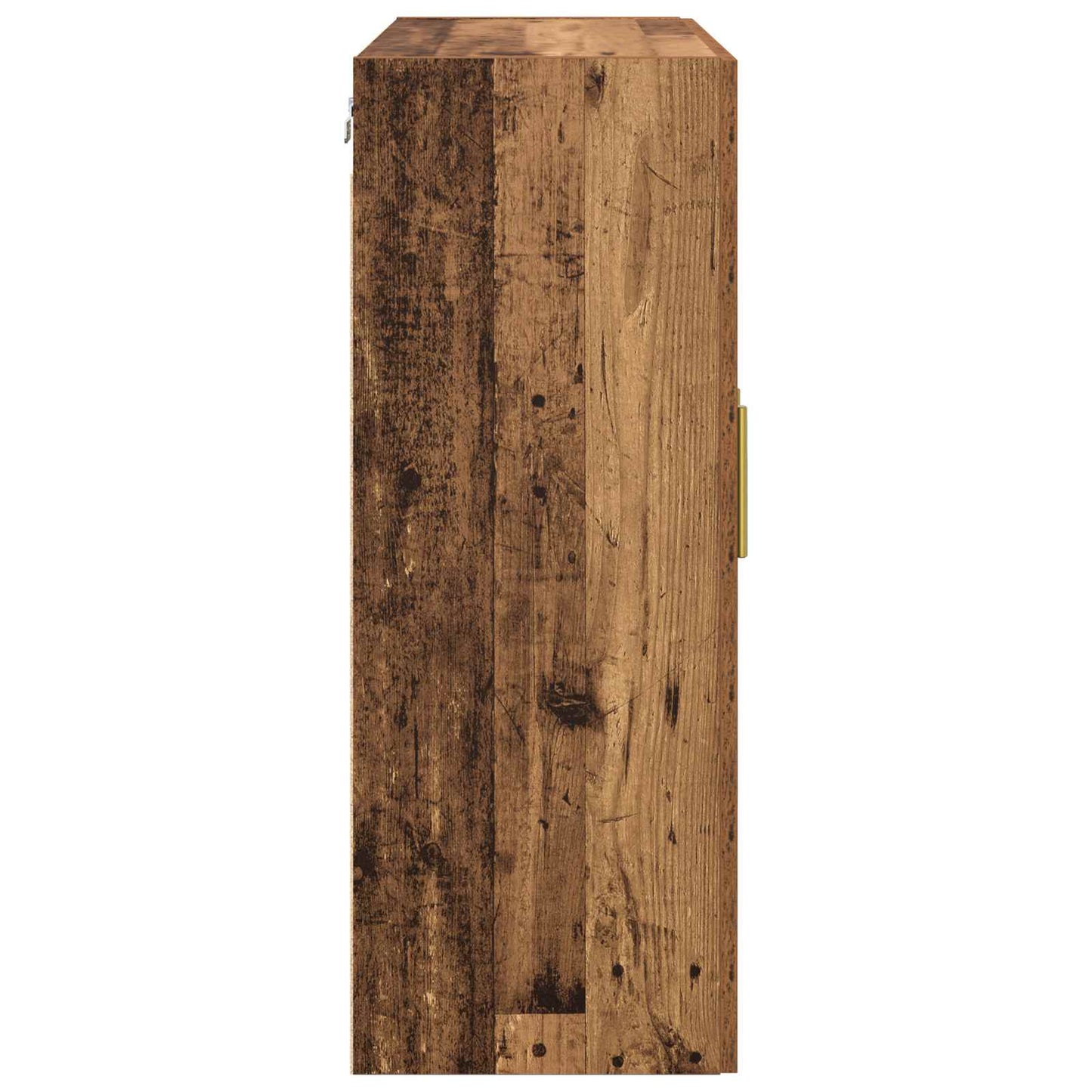 vidaXL Wall-Mounted Cabinet 2 pcs Old Wood 69.5 x 34 x 90 cm