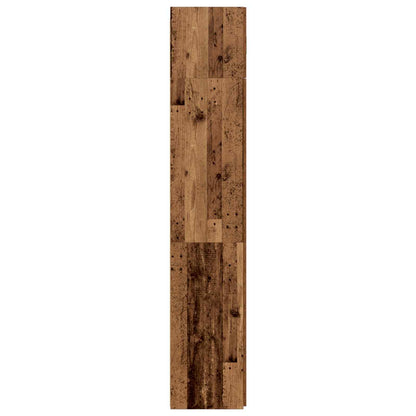 vidaXL Storage Cabinet 2 pcs Old Wood 80 x 42.5 x 225 cm