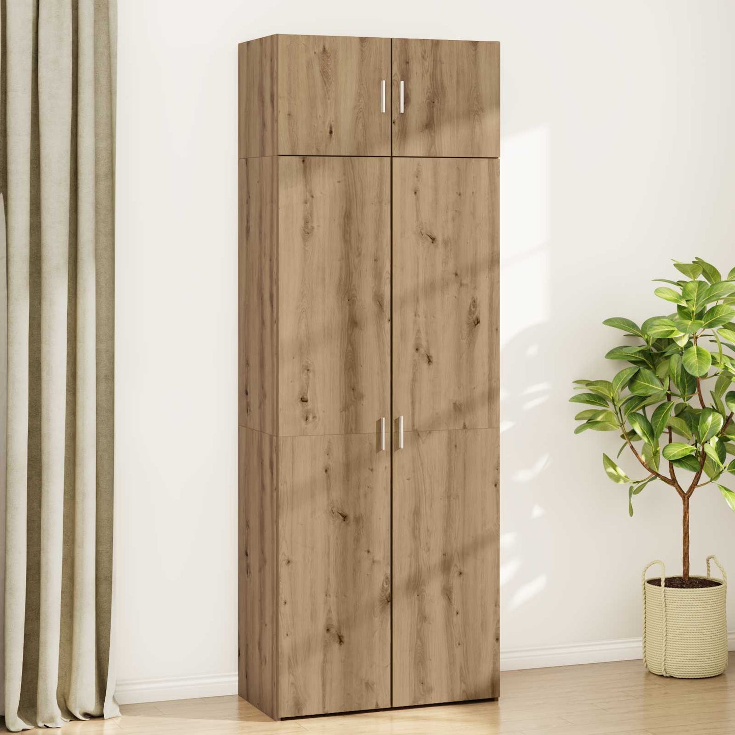 vidaXL Storage Cabinet 2 pcs Artisan Oak 80 x 42.5 x 225 cm
