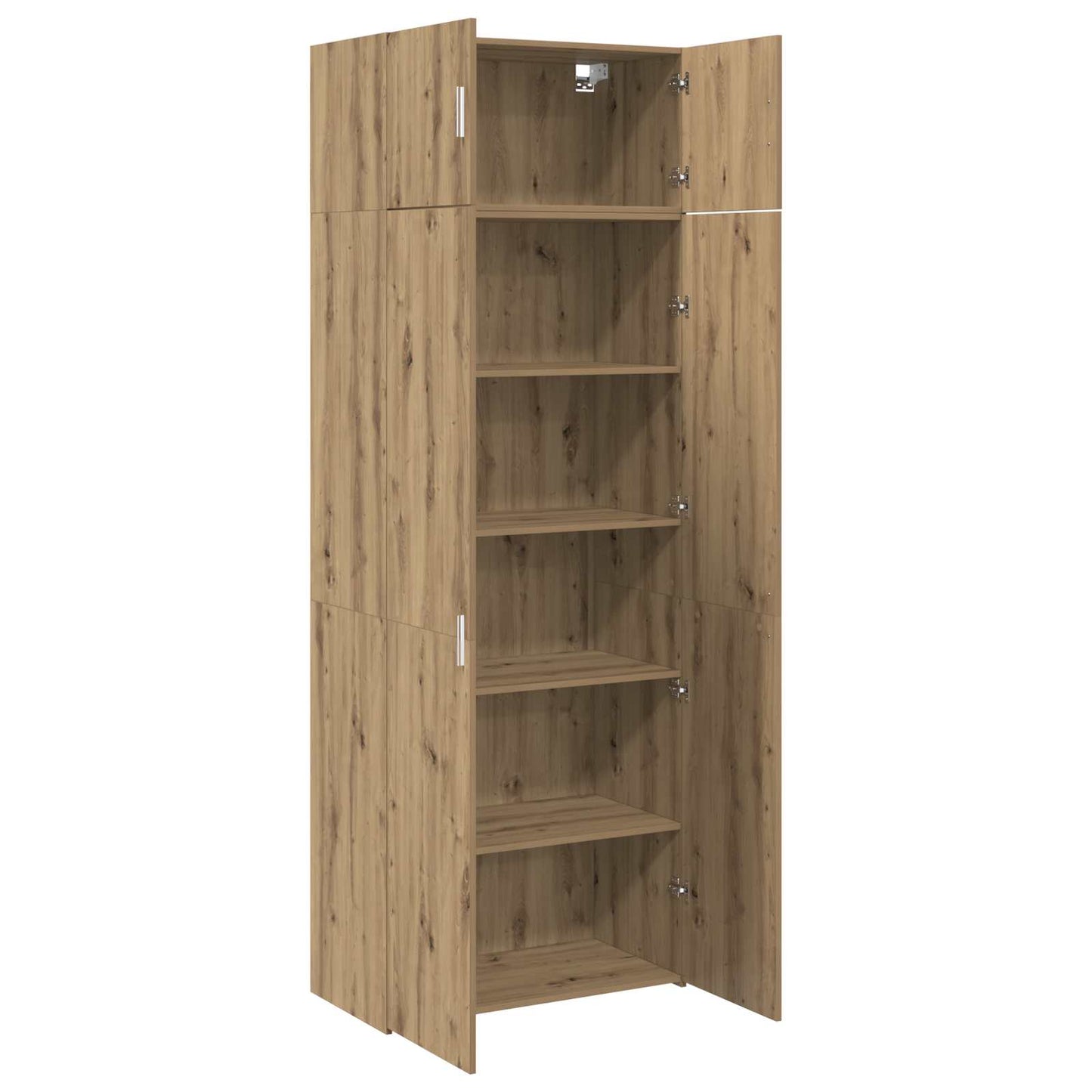 vidaXL Storage Cabinet 2 pcs Artisan Oak 80 x 42.5 x 225 cm