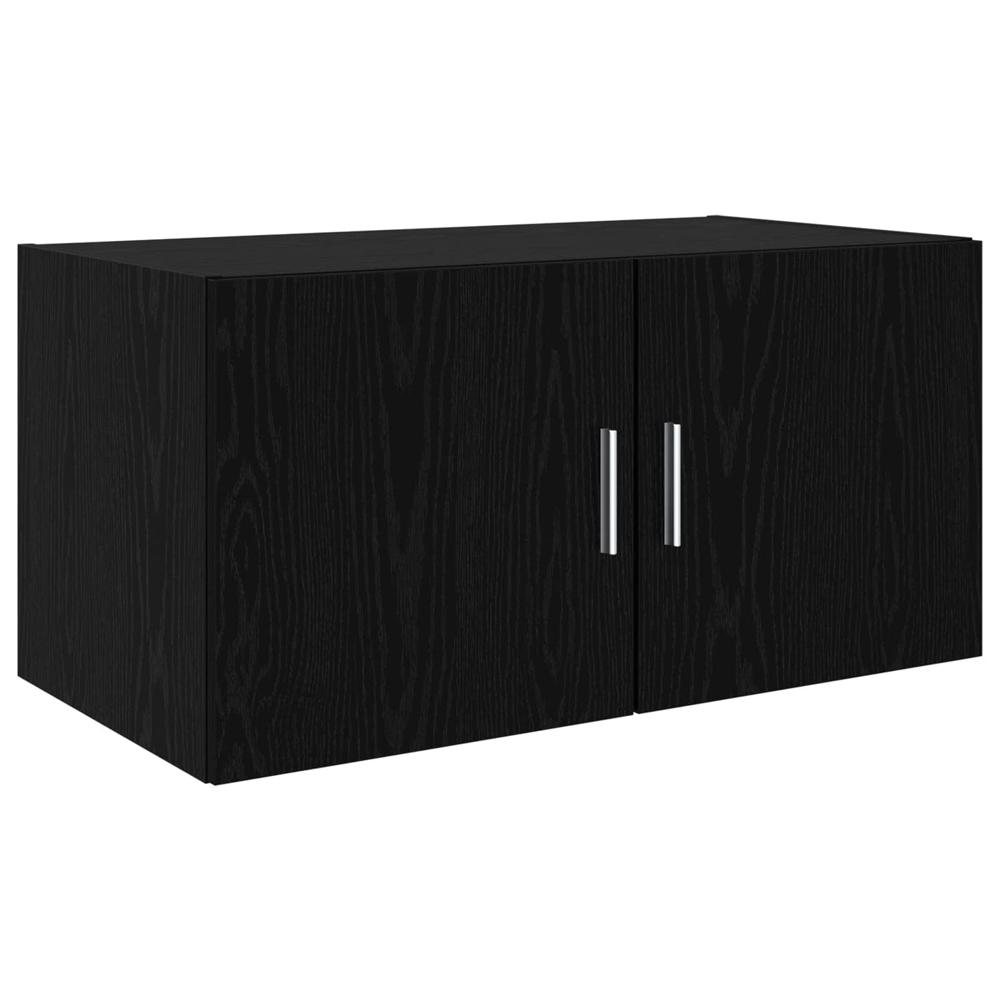 vidaXL Storage Cabinet 3 pcs Black Oak 80 x 42.5 x 225 cm