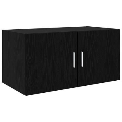 vidaXL Storage Cabinet 3 pcs Black Oak 80 x 42.5 x 225 cm