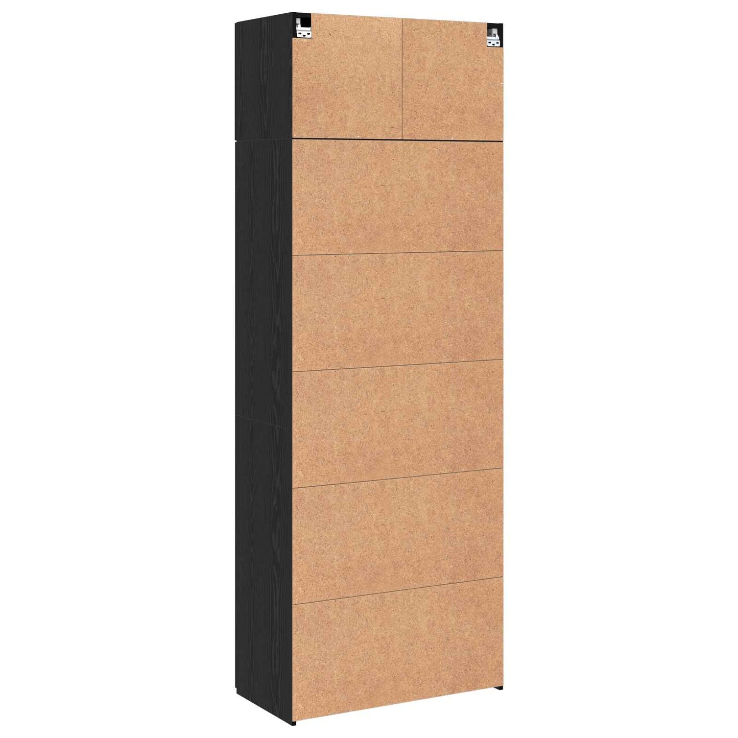 vidaXL Storage Cabinet 3 pcs Black Oak 80 x 42.5 x 225 cm