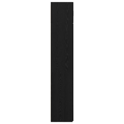 vidaXL Storage Cabinet 3 pcs Black Oak 80 x 42.5 x 225 cm