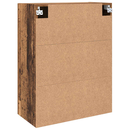 vidaXL Wall-Mounted Cabinet 2 pcs Old Wood 69.5 x 34 x 90 cm