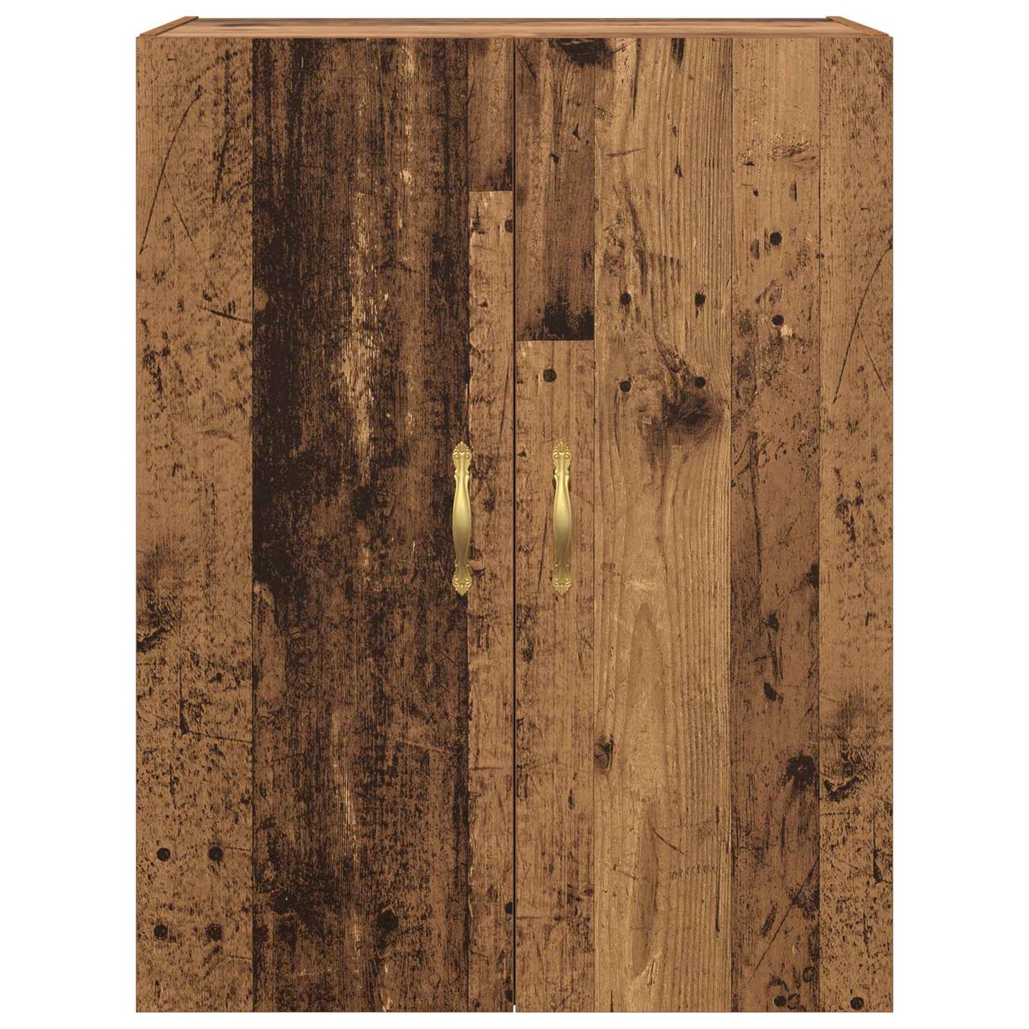 vidaXL Wall-Mounted Cabinet 2 pcs Old Wood 69.5 x 34 x 90 cm