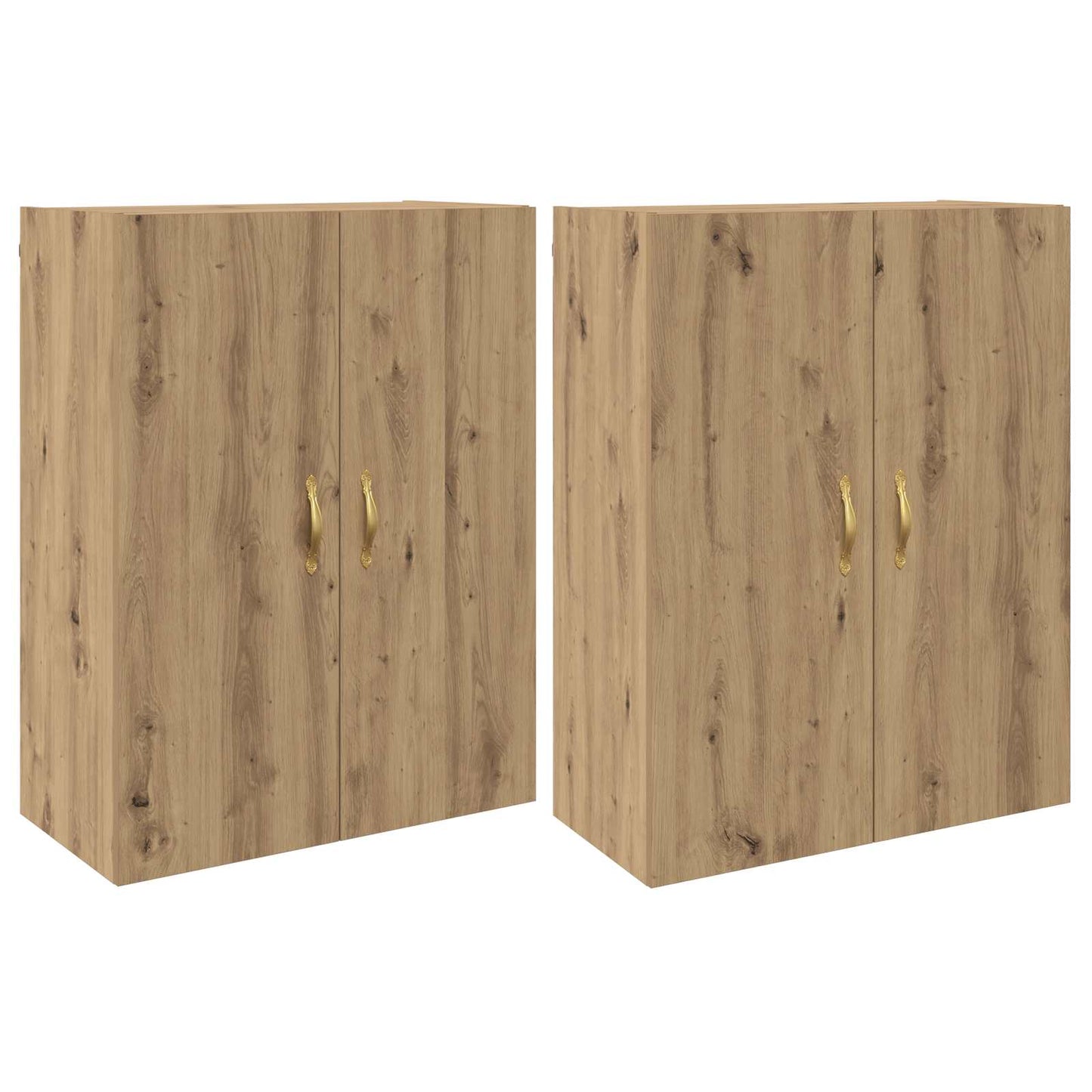 vidaXL Wall-Mounted Cabinet 2 pcs Artisan Oak 69.5 x 34 x 90 cm