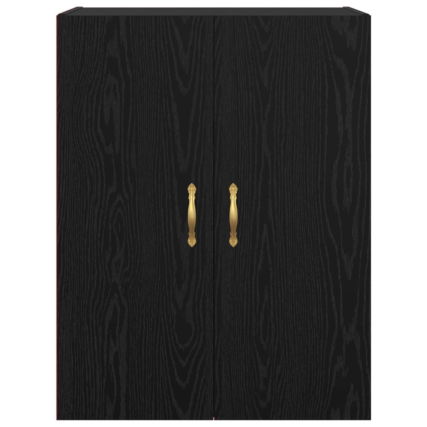 vidaXL Wall-Mounted Cabinet 2 pcs Black Oak 69.5 x 34 x 90 cm