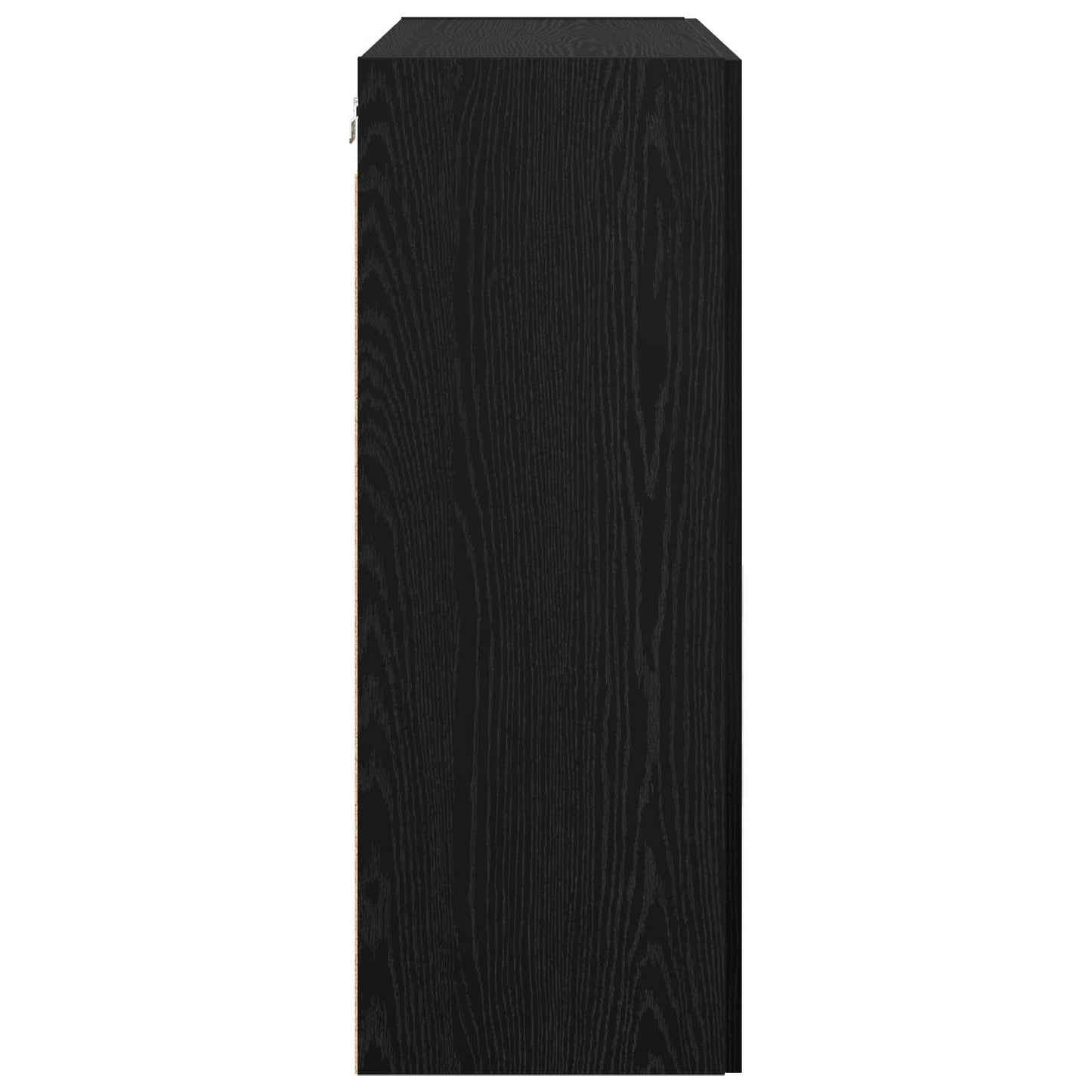 vidaXL Wall-Mounted Cabinet 2 pcs Black Oak 69.5 x 34 x 90 cm