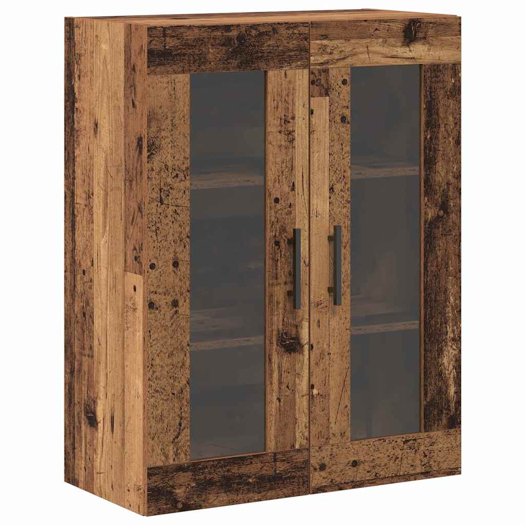 vidaXL Highboard 2 pcs Old wood Engineered wood