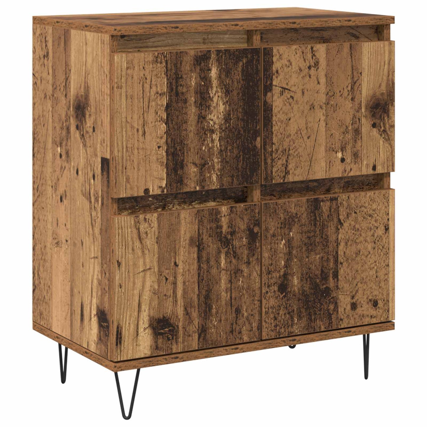 vidaXL Sideboards 3 pcs Old Wood