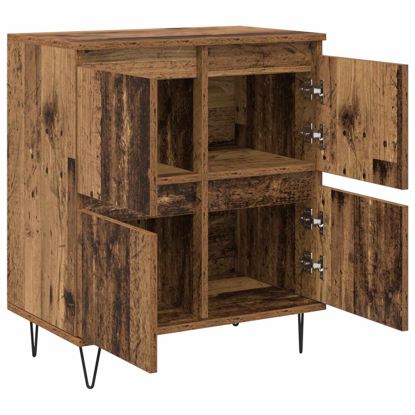 vidaXL Sideboards 3 pcs Old Wood