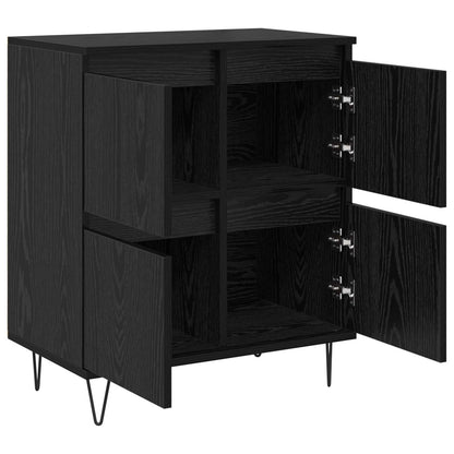vidaXL Sideboards 3 pcs Black Oak