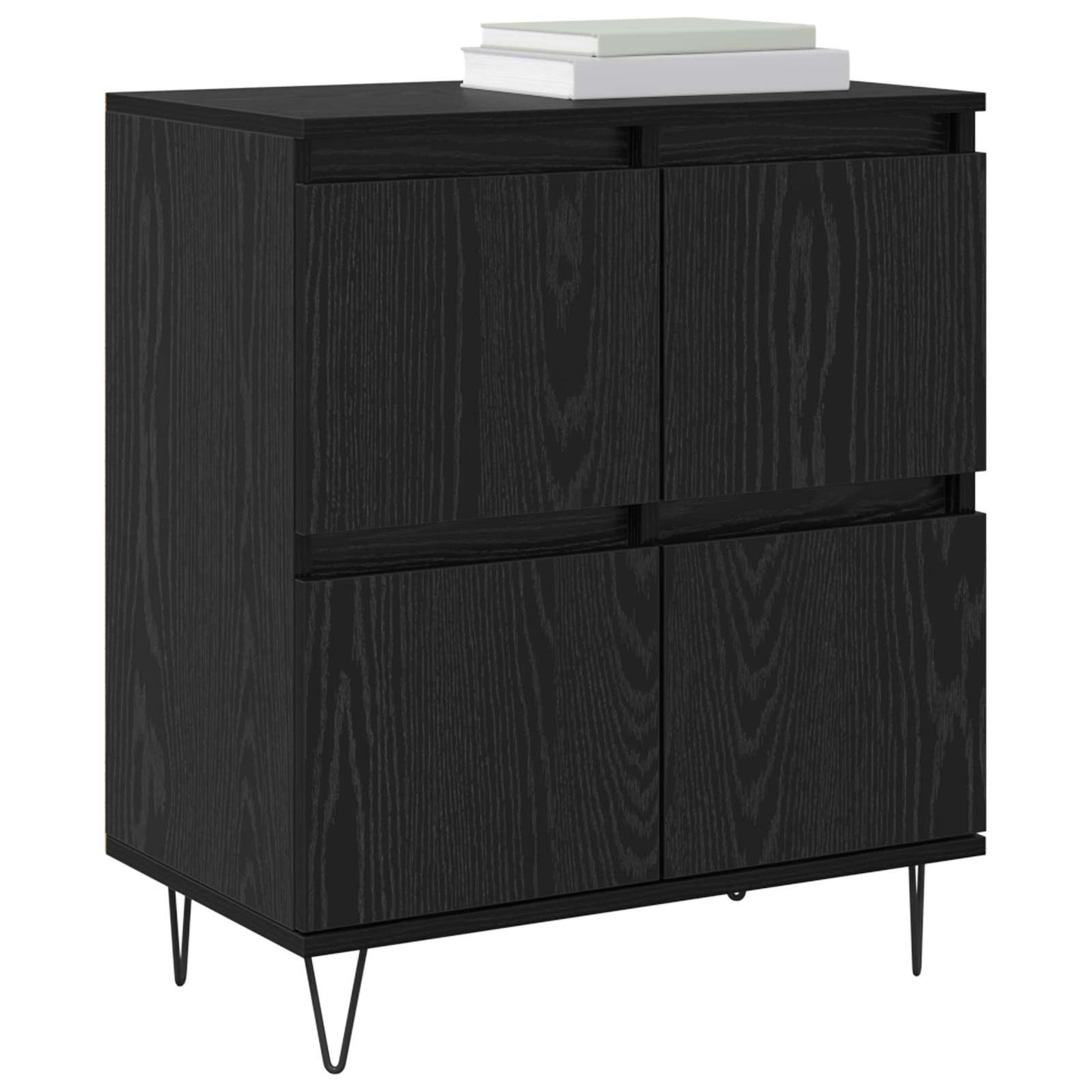 vidaXL Sideboards 3 pcs Black Oak