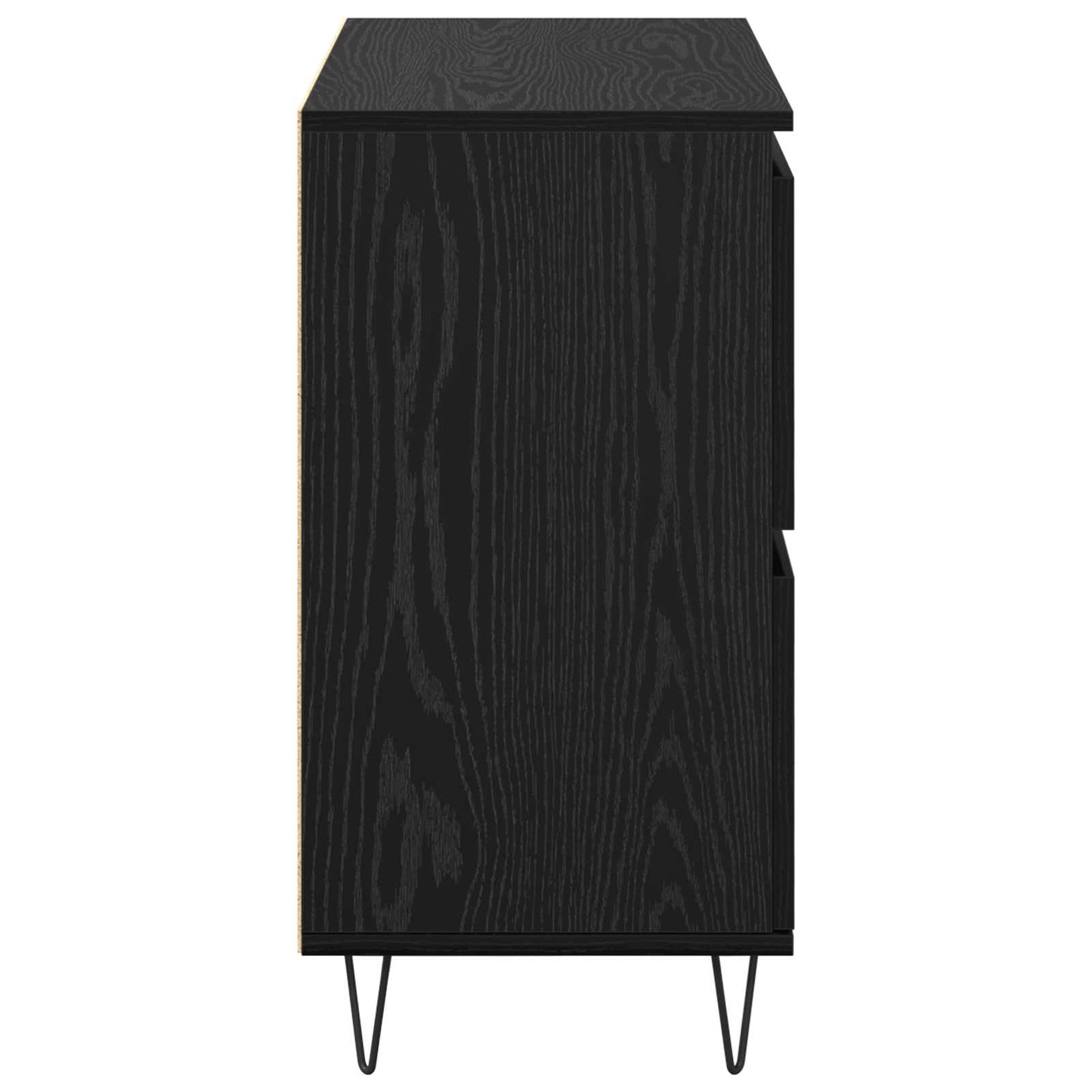 vidaXL Sideboards 3 pcs Black Oak