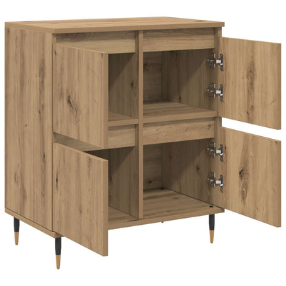 vidaXL Storage Cabinet 2 pcs Artisan Oak 60 x 35 x 70 cm