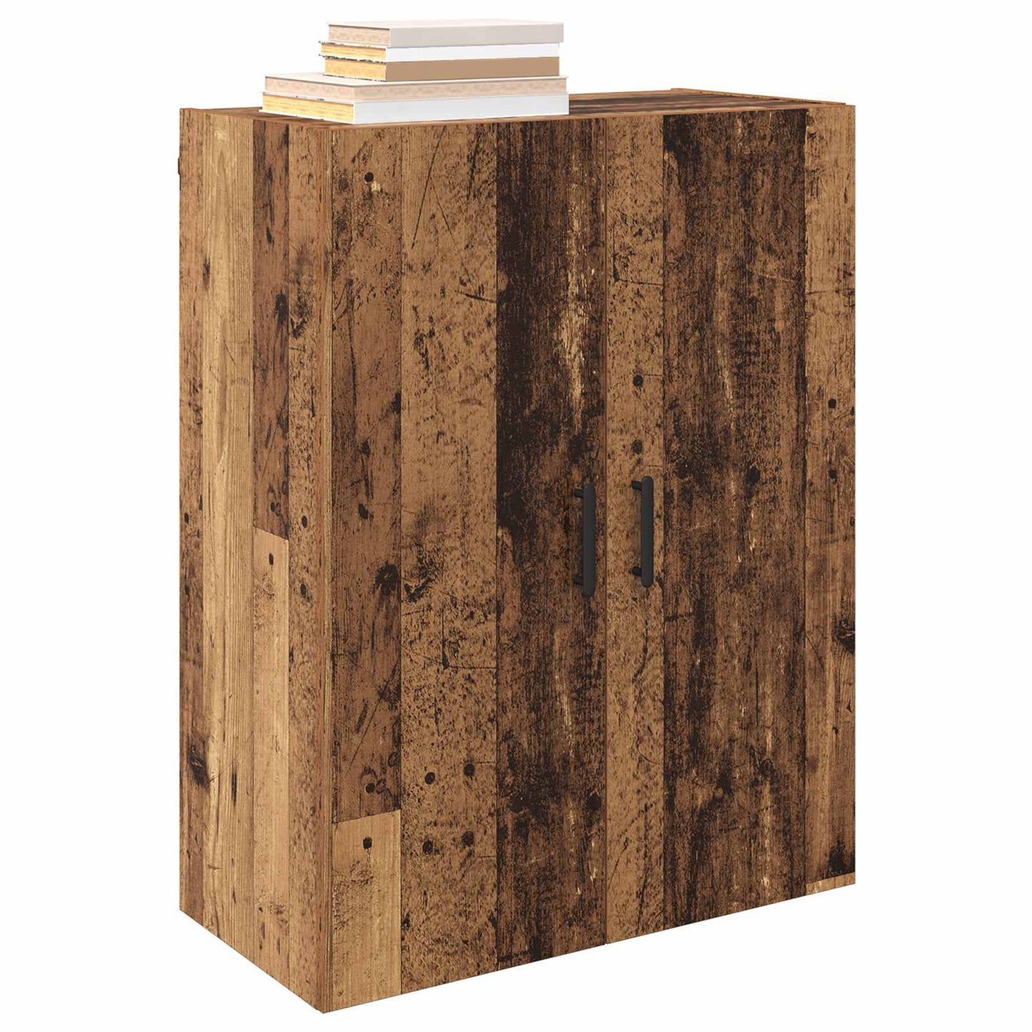 vidaXL Wall-Mounted Cabinet 2 pcs Old Wood 69.5 x 34 x 90 cm