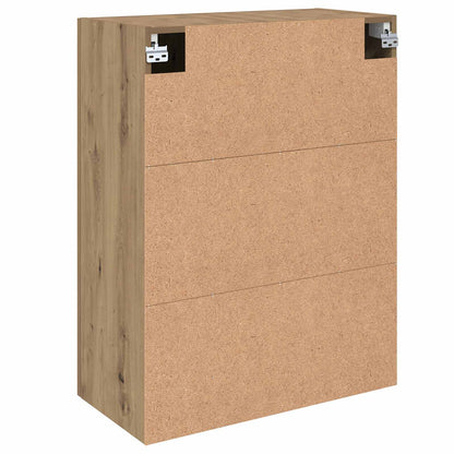 vidaXL Wall-Mounted Cabinet 2 pcs Artisan Oak 69.5 x 34 x 90 cm