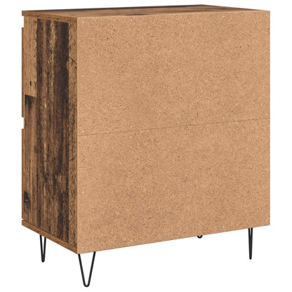 vidaXL Sideboards 2 pcs Old wood