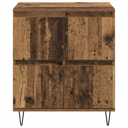 vidaXL Sideboards 2 pcs Old wood