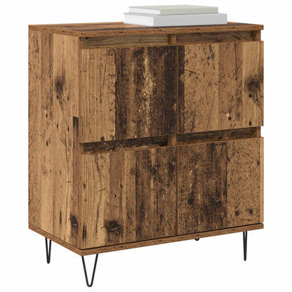 vidaXL Sideboards 2 pcs Old wood