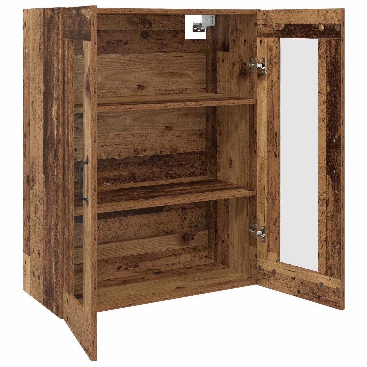 vidaXL Wall Mounted Cabinets 2 pcs Old wood 69.5 x 34 x 90 cm