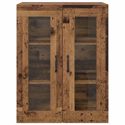 vidaXL Wall Mounted Cabinets 2 pcs Old wood 69.5 x 34 x 90 cm