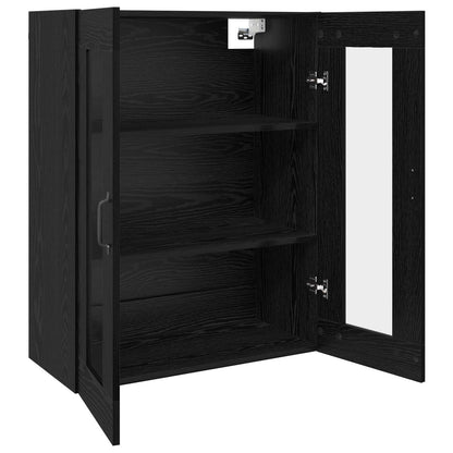 vidaXL Wall Mounted Cabinets 2 pcs Black oak 69.5 x 34 x 90 cm