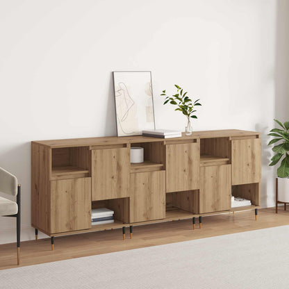 vidaXL Sideboards 3 pcs Artisan Oak